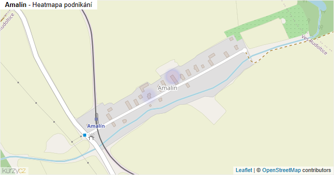 Amalín - mapa podnikání