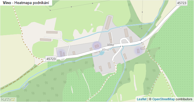Víno - mapa podnikání