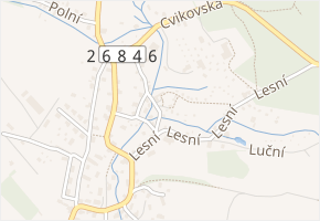 Lomená v obci Sloup v Čechách - mapa ulice