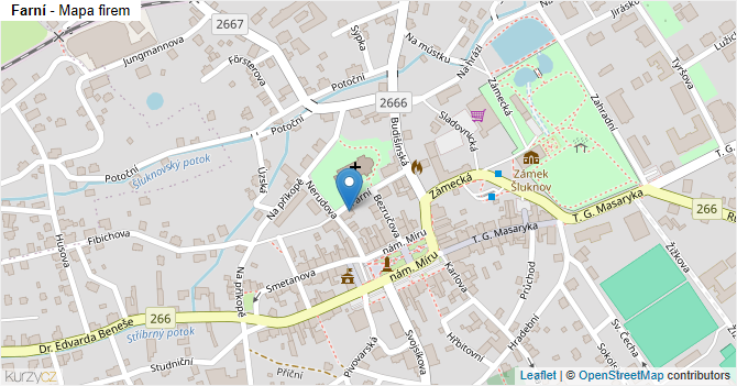 Farní - mapa firem