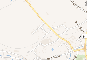 Hálkova v obci Šluknov - mapa ulice