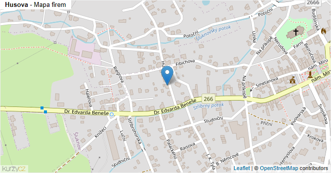 Husova - mapa firem