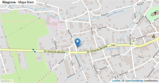 Riegrova - mapa firem