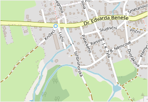 Stříbrohorská v obci Šluknov - mapa ulice