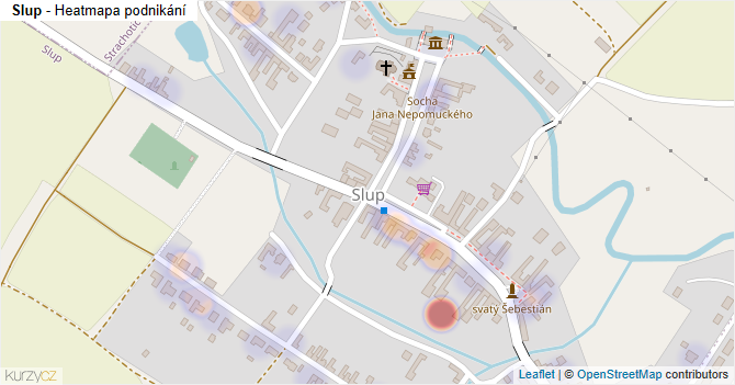 Slup - mapa podnikání