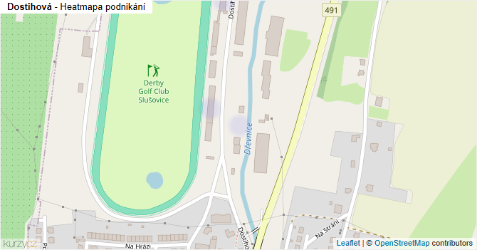 Dostihová - mapa podnikání