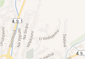 M. J. Sousedíka v obci Slušovice - mapa ulice