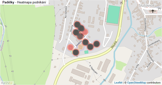 Padělky - mapa podnikání