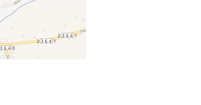 Třebichovická v obci Smečno - mapa ulice