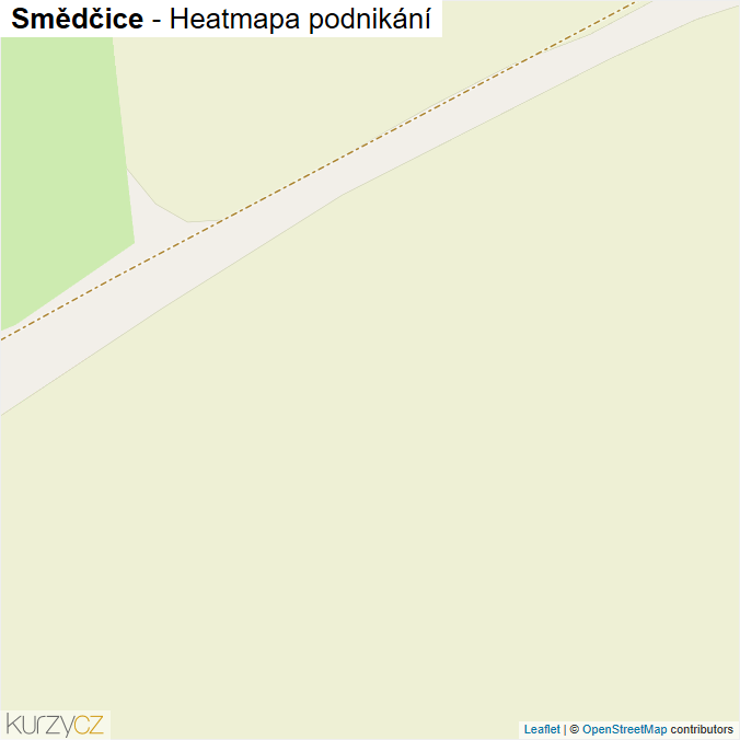 Mapa Smědčice - Firmy v obci.