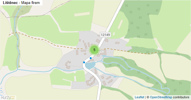 Líštěnec - mapa firem
