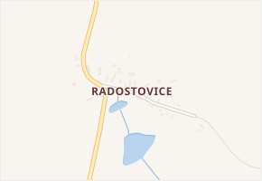 Radostovice v obci Smilovy Hory - mapa části obce
