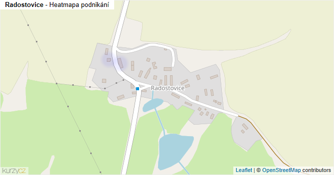 Radostovice - mapa podnikání