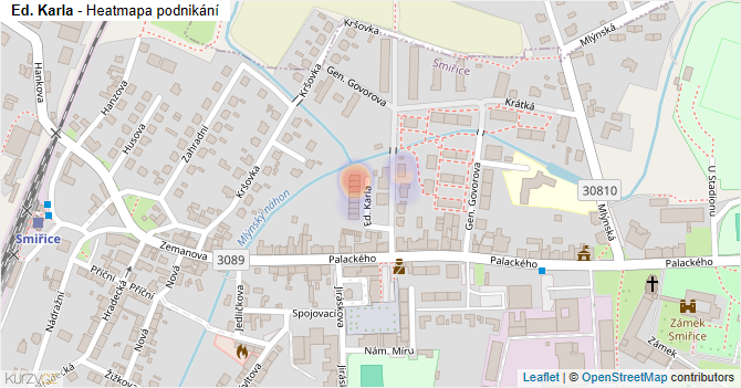 Ed. Karla - mapa podnikání