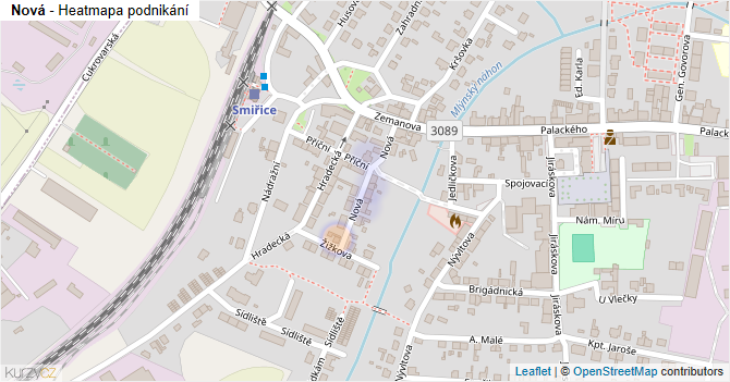 Nová - mapa podnikání