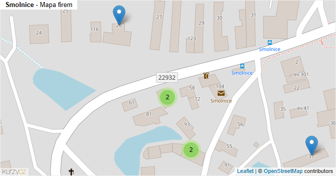 Smolnice - mapa firem