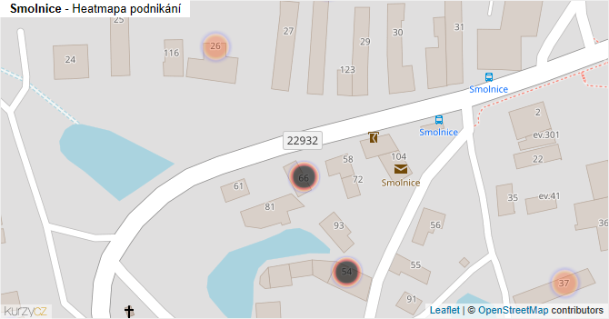 Smolnice - mapa podnikání