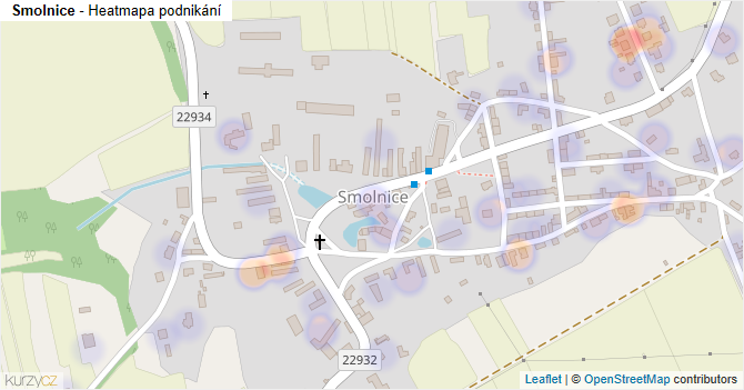 Smolnice - mapa podnikání