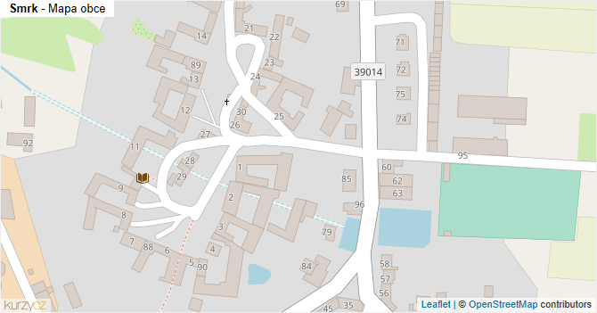 Smrk - mapa obce