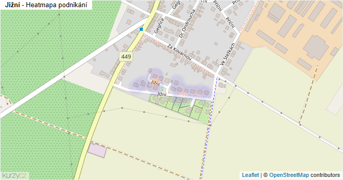 Jižní - mapa podnikání
