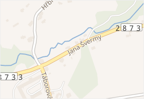 Jana Švermy v obci Smržovka - mapa ulice