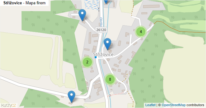 Střížovice - mapa firem