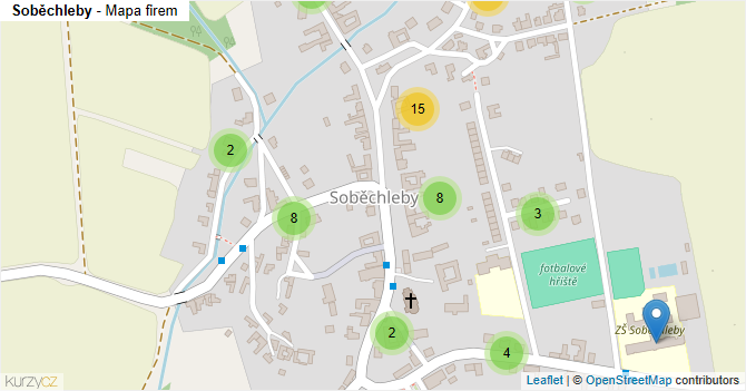 Soběchleby - mapa firem