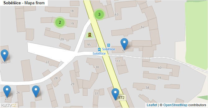 Soběšice - mapa firem