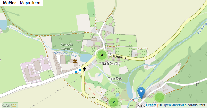 Mačice - mapa firem