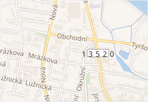 Dr. Studničky v obci Soběslav - mapa ulice