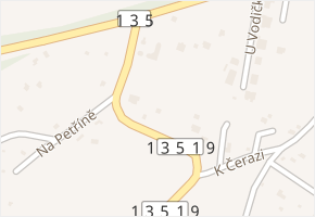 Na Petřinách v obci Soběslav - mapa ulice