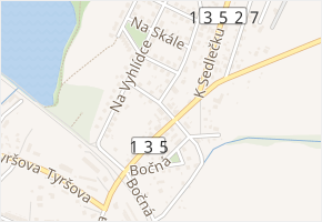 Zahradní v obci Soběslav - mapa ulice