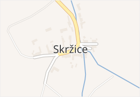 Skržice v obci Soběsuky - mapa části obce