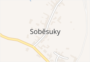 Soběsuky v obci Soběsuky - mapa části obce