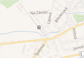 Ořechová v obci Sobotka - mapa ulice
