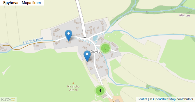 Spyšova - mapa firem