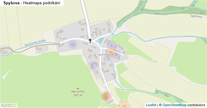 Spyšova - mapa podnikání