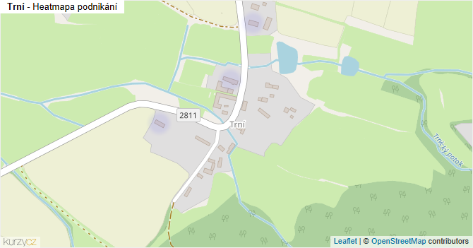Trní - mapa podnikání