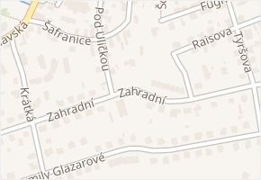 Zahradní v obci Sobotka - mapa ulice