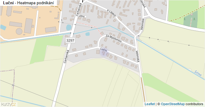 Luční - mapa podnikání