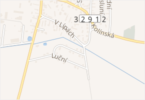 Za Myslivnou v obci Sokoleč - mapa ulice