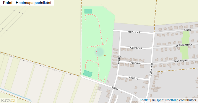 Polní - mapa podnikání