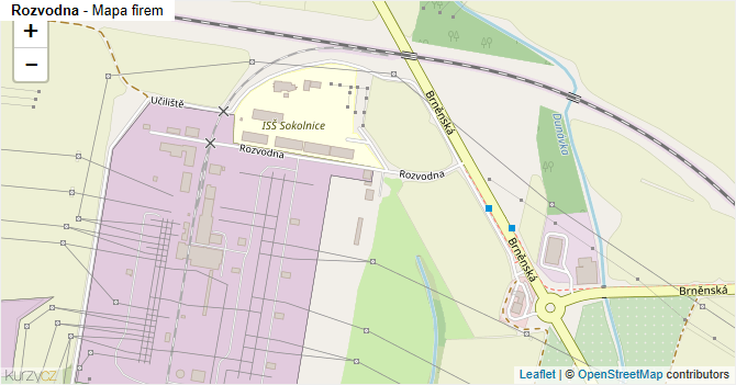 Rozvodna - mapa firem
