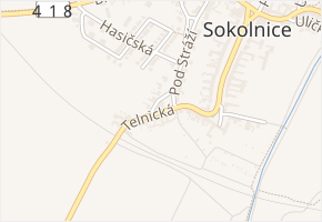 Telnická v obci Sokolnice - mapa ulice