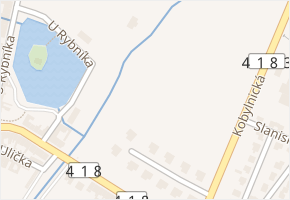 U Cukrovaru v obci Sokolnice - mapa ulice