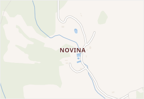 Novina v obci Sokolov - mapa části obce