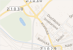Rolnická v obci Sokolov - mapa ulice