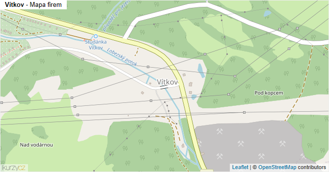 Vítkov - mapa firem