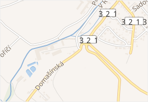 Domašínská v obci Solnice - mapa ulice
