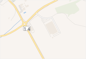 Průmyslová v obci Solnice - mapa ulice